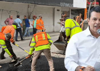 Gattás reporta avance del 75% en el plan emergente de bacheo en Ciudad Victoria