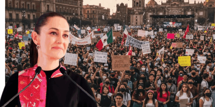 Sheinbaum minimiza marcha de la “Generación Z” y acusa presencia de figuras políticas y adultos