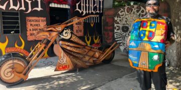 Presentación del Monumento Biker en Ciudad Victoria