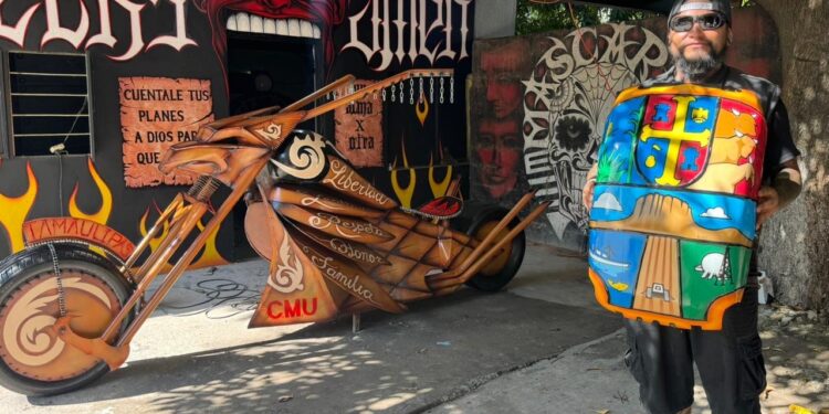 Presentación del Monumento Biker en Ciudad Victoria