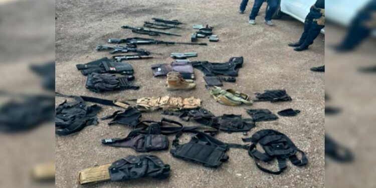 Aseguran armas y equipo táctico en Altamira durante operativo federal coordinado