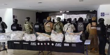 Aseguran bodega con más de 127 kg de droga en Yautepec, Morelos