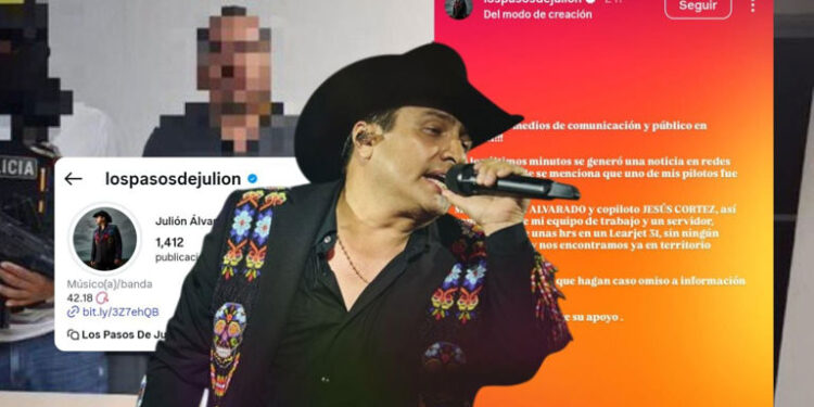 Julión Álvarez desmiente detención de su piloto en Honduras; autoridades borran publicación