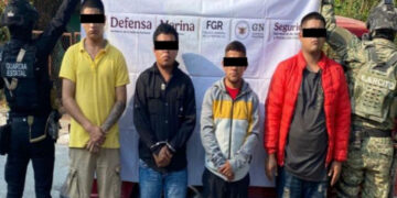 Aseguran armas, vehículos y detienen a cuatro personas en operativo en Abasolo