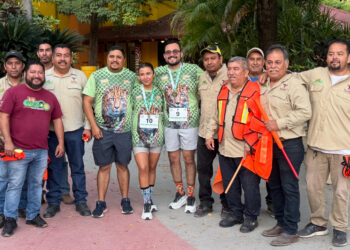 Más de 600 corredores participan en la primera Carrera por el 80° Aniversario del Zoológico de Tamatán