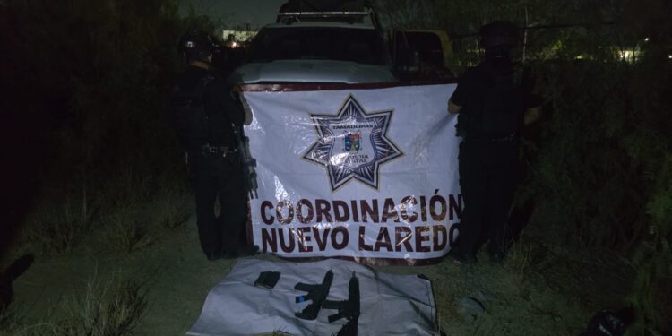 Guardia Estatal localiza armas largas tras reporte ciudadano en Nuevo Laredo