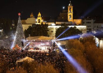 Belén vuelve a encender la Navidad tras dos años marcados por la guerra en Gaza