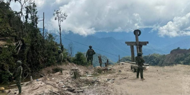 Ecuador desmantela “tarabitas” usadas para mover diésel y explosivos