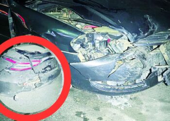 Accidente vial en colonia San Rafael Nuevo Laredo