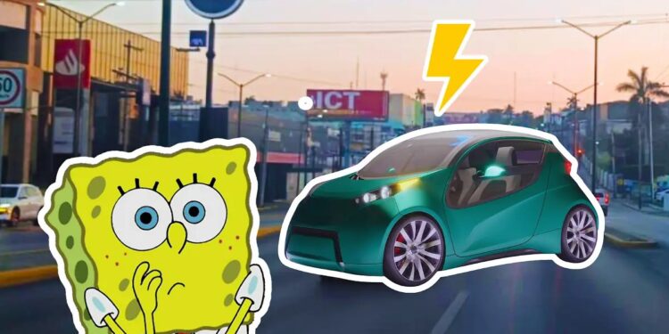 Autobús eléctrico circulando en ciudad de Tamaulipas