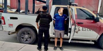 Operativo de Guardia Estatal en Reynosa con aseguramiento de narcóticos y vehículo
