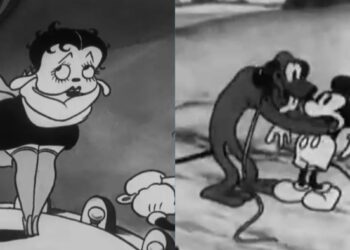 Betty Boop y Pluto personajes clásicos dominio público