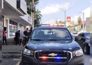 Agentes de tránsito operan durante vacaciones decembrinas en Tampico