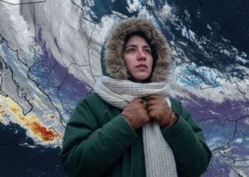 Frente frío con baja temperatura en zona montañosa de Tamaulipas