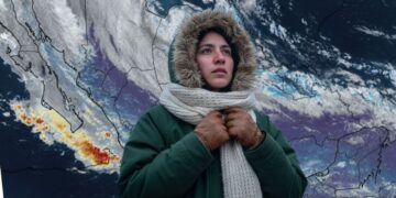 Frente frío con baja temperatura en zona montañosa de Tamaulipas