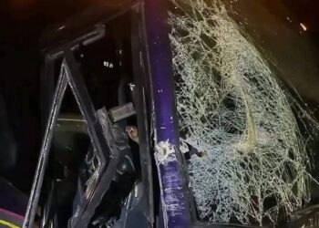 Accidente de autobús y tráiler en carretera González-Zaragoza