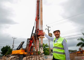 Instalaciones en construcción del Hospital General en Chetumal ISSSTE