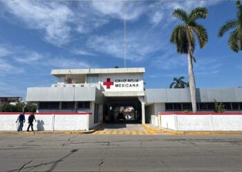 Ambulancia de Cruz Roja en Tamaulipas operando en zona sur