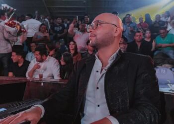 Gerson Leos en concierto con Banda MS