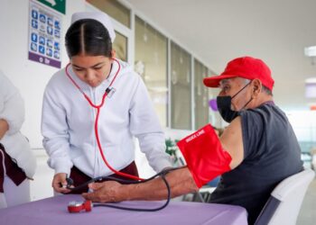 Brigada de salud para adultos mayores en Tamaulipas