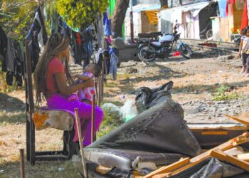 Migrantes venezolanos reflexionando sobre situación política