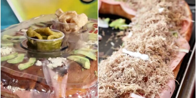 Rosca de torta de la barda con ingredientes tradicionales