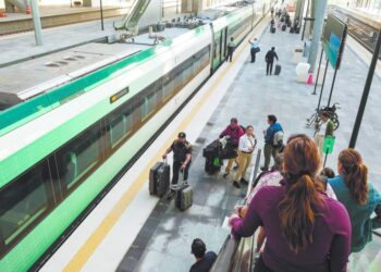 Mantenimiento de vías del Tren Maya en tramos 1 a 4