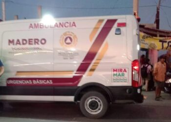 Accidente vial en Playa Miramar con abuelita y niño afectados