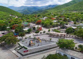 trabajos de infraestructura social en comunidad de Tamaulipas