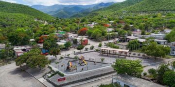 trabajos de infraestructura social en comunidad de Tamaulipas