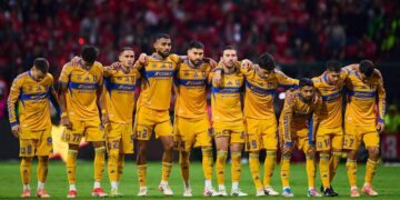 Jugadores de Tigres en pretemporada de futbol