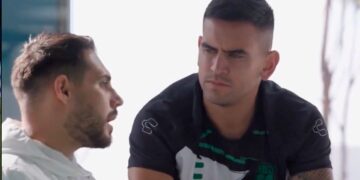 Sebastián Vegas entrenando con Club León en enero 2026