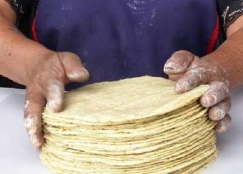 Kilogramo de tortilla en mercado de Tamaulipas
