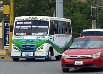 Unidad de transporte público en Tamaulipas