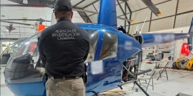 Helipuerto clandestino asegurado en Veracruz con siete aeronaves