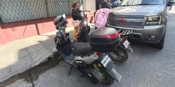 motocicletas circulando en calles de Tampico