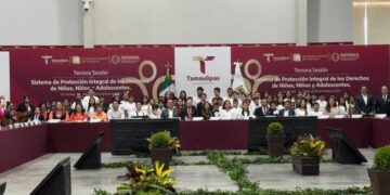 Niñas y niños en actividades de protección infantil en Tamaulipas