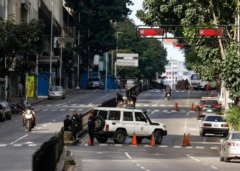 Disparos cerca del Palacio de Miraflores en Caracas