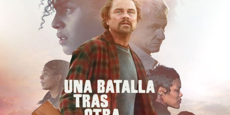 Cartel de la película Una batalla tras otra con Leonardo DiCaprio
