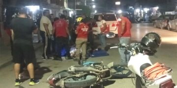 motociclista herido tras choque en colonia Delfino Reséndiz