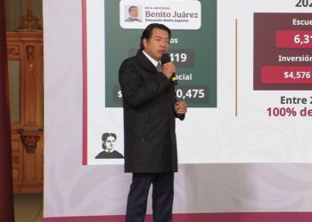 Estudiantes en aula de bachillerato moderno