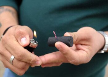 Atención de emergencia de Cruz Roja por pirotecnia en Madero