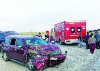 Accidente por alcance en Libramiento Mex 2 Nuevo Laredo