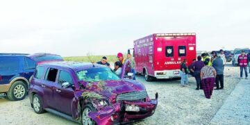Accidente por alcance en Libramiento Mex 2 Nuevo Laredo
