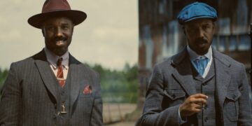 Michael B. Jordan interpretando a gemelos en Sinners