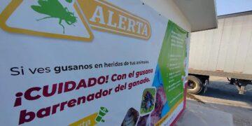 cerco sanitario para protección ganadera en Tamaulipas