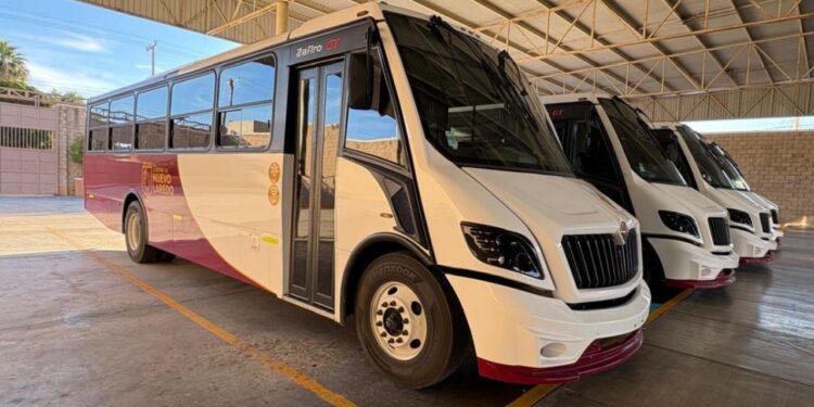 Nueva flota de autobuses para transporte público en Nuevo Laredo