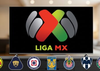Pantallas mostrando partidos de Liga MX en diversas plataformas