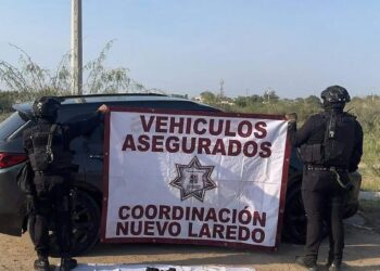 Patrulla de la Guardia Estatal en operativo de seguridad