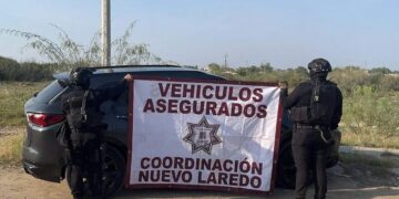 Patrulla de la Guardia Estatal en operativo de seguridad